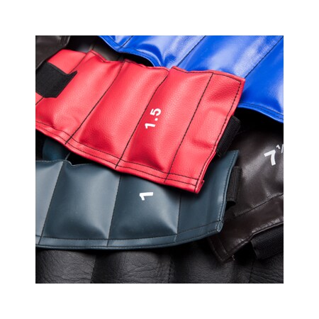 Clinton Set of 16 Cuff Weights, Burgundy 4706X-3BG